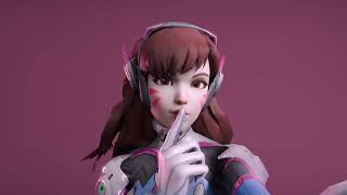 D.va Mogging You Mewing Looksmaing Overwatch 2 Blender Animation