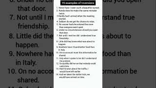 15 Inversion Sentences to Sound More Fluent in English | Advanced English Grammar #shortsfeed