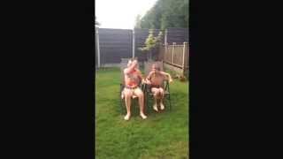 Ice bucket challenge and donated money to charity