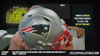 2026 Gold Rush Autographed Full-Size Football Helmet Series 1 Case Random 10-Player Break #2 - Brett