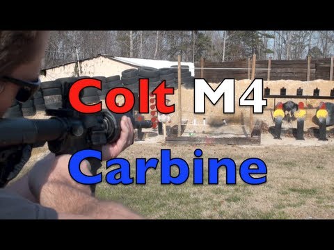 Colt M4 Carbine Shooting