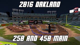 Mx Simulator - 2016 EMF Pro Motosport SX - Rd4 - 250 and 450 Main events