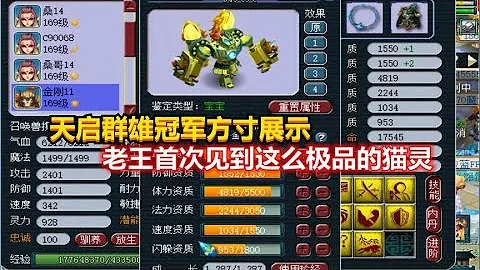 夢幻西遊：老王展示天啟群雄冠軍方寸山，既滿足了PK又有個性寵！ - 天天要聞