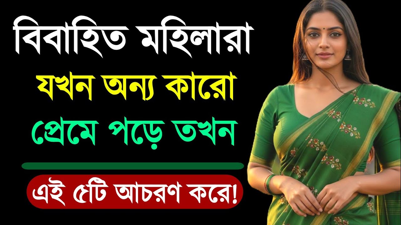 বিবাহিত মহিলারা প্রেমে পড়লে ৫টি আচরণ করে | Married Woman in Love | Love Tips | Motivation