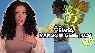 random genetics with FAIRIES | Sims 4 Create a Sim Challenge