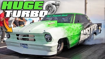 His turbo is BIGGER than Larry Larson’s 136mm?!