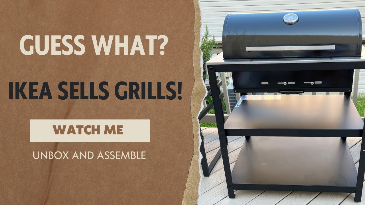 My New Purchase For The Deck!!! | IKEA GRILLSKAR DIY Unboxing and Grill YouTube