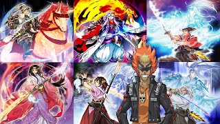 YuGiOh! LOTD Link Evolution - Hunter Pace And Shiranui Gameplay
