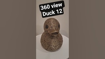 This 3D Printed Duck Has Gears for Skin! 🔩🔥" #steampunk #metalfilament #3dprint  #anycubic #kobra