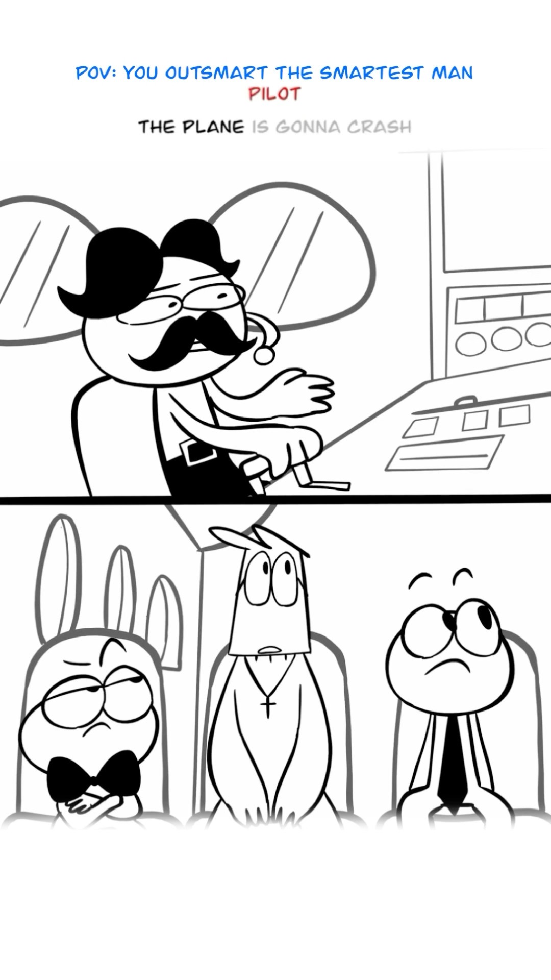 The Plane Is Going Down ? (Animation Meme) #shorts Anim: @ Polaris FX