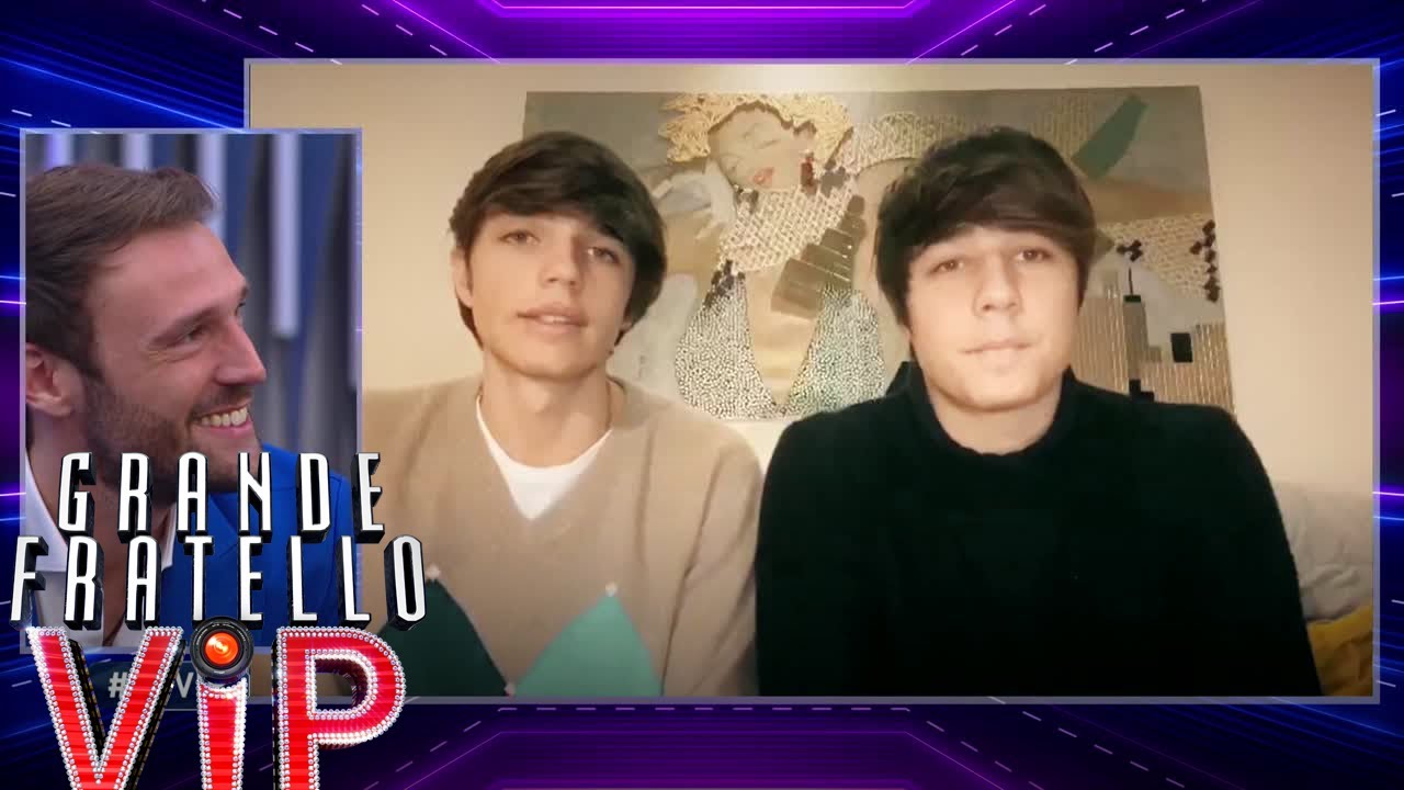 Grande Fratello Vip - Il videomessaggio dei fratelli di Andrea Zenga