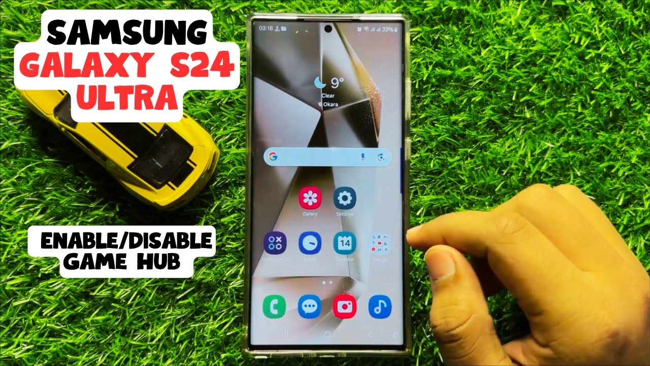 How To Enable Disable Game Hub Samsung Galaxy S24 Ultra YouTube 
