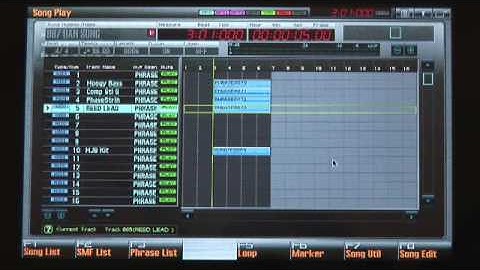 Fantom-G Ver.1.20 (4/6) Song Edit