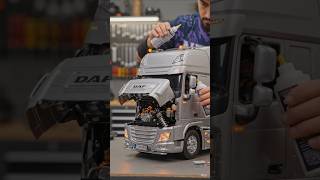 Precision Detailing on a Beast – DAF Truck Model Build 🔥