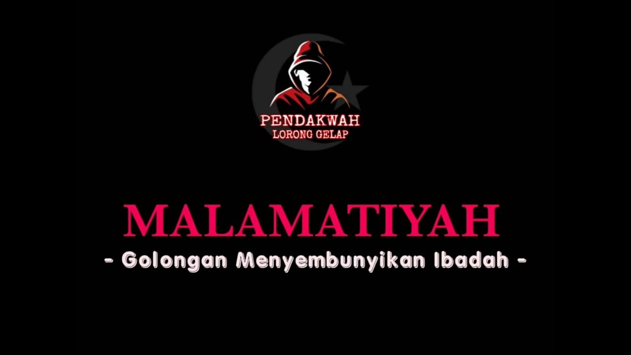 Golongan Malamatiyah - Permata Yang Tersembunyi