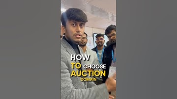 How to choose auction domains