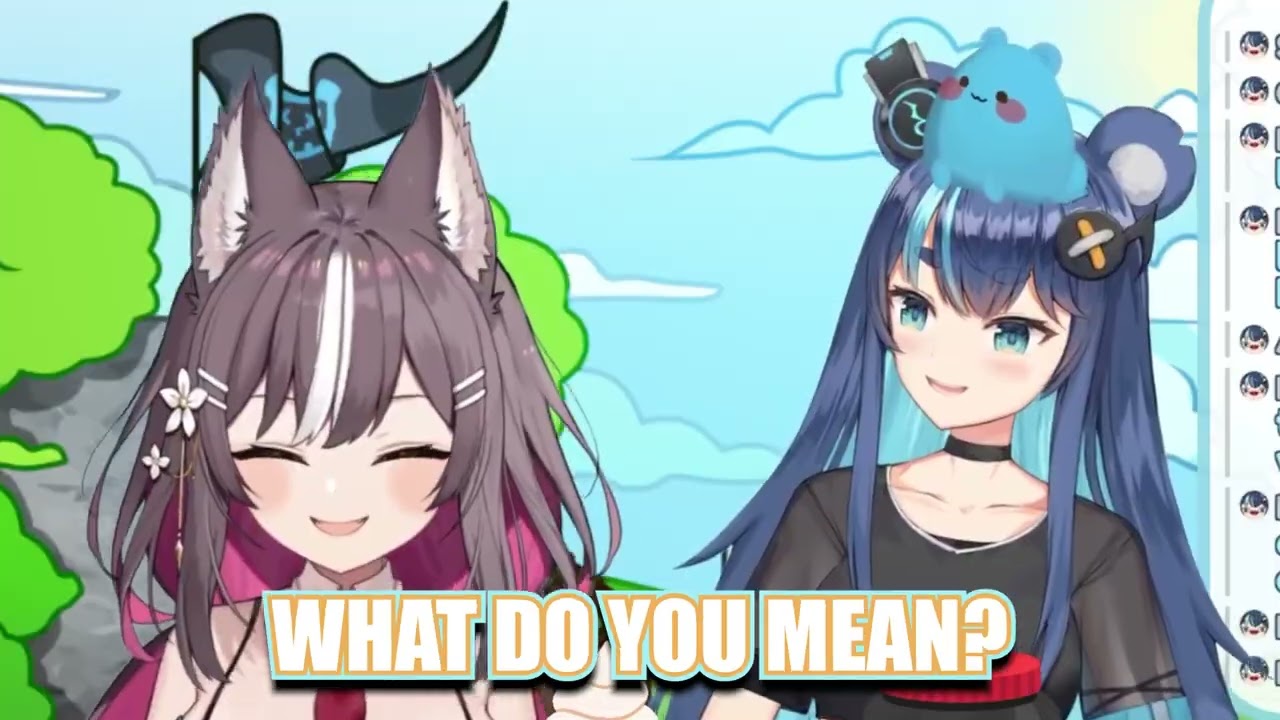 Airi and Uruka have a pon moment