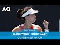 Qiang Wang v Coco Gauff Condensed Match (1R) | Australian Open 2022