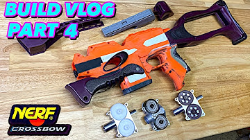 [Nerf Mod] Choosing A Flywheel Cage... Nerf Kenner Crossbow, Stryfe Integration (Build Vlog Part 4)
