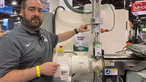New Conair Moisture Minder Demonstration with Polycarbonate extrusion line