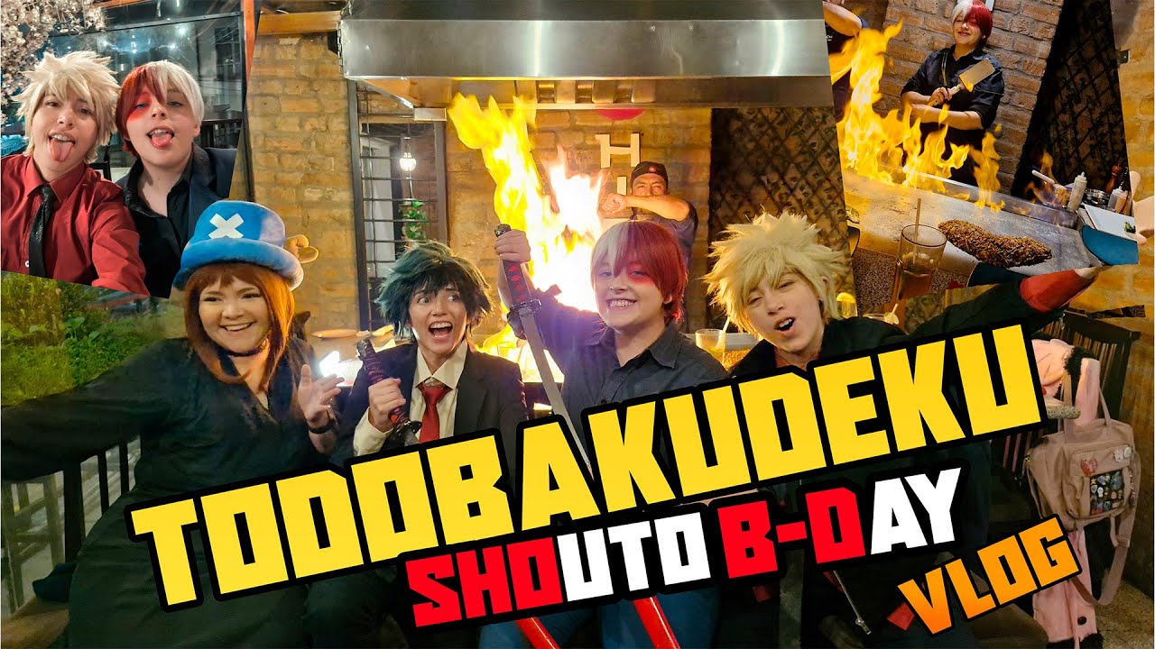 FELIZ CUMPLEAÑOS TODOROKI!-  🔥 Cocinando Teppanyaki! 🔥 【BNHA/ PROHERO AU】