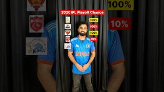 2026 IPL Playoff Chance 🗿