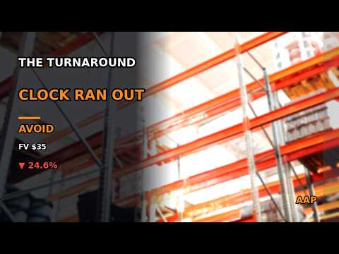 AAP Stock Q2 2026: Advance Auto Parts Earnings - The Turnaround Clock Ran Out