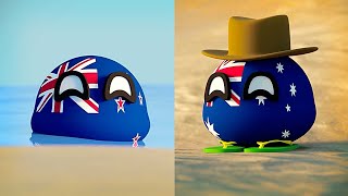 AUSSIES & KIWIS | Countryballs Compilation