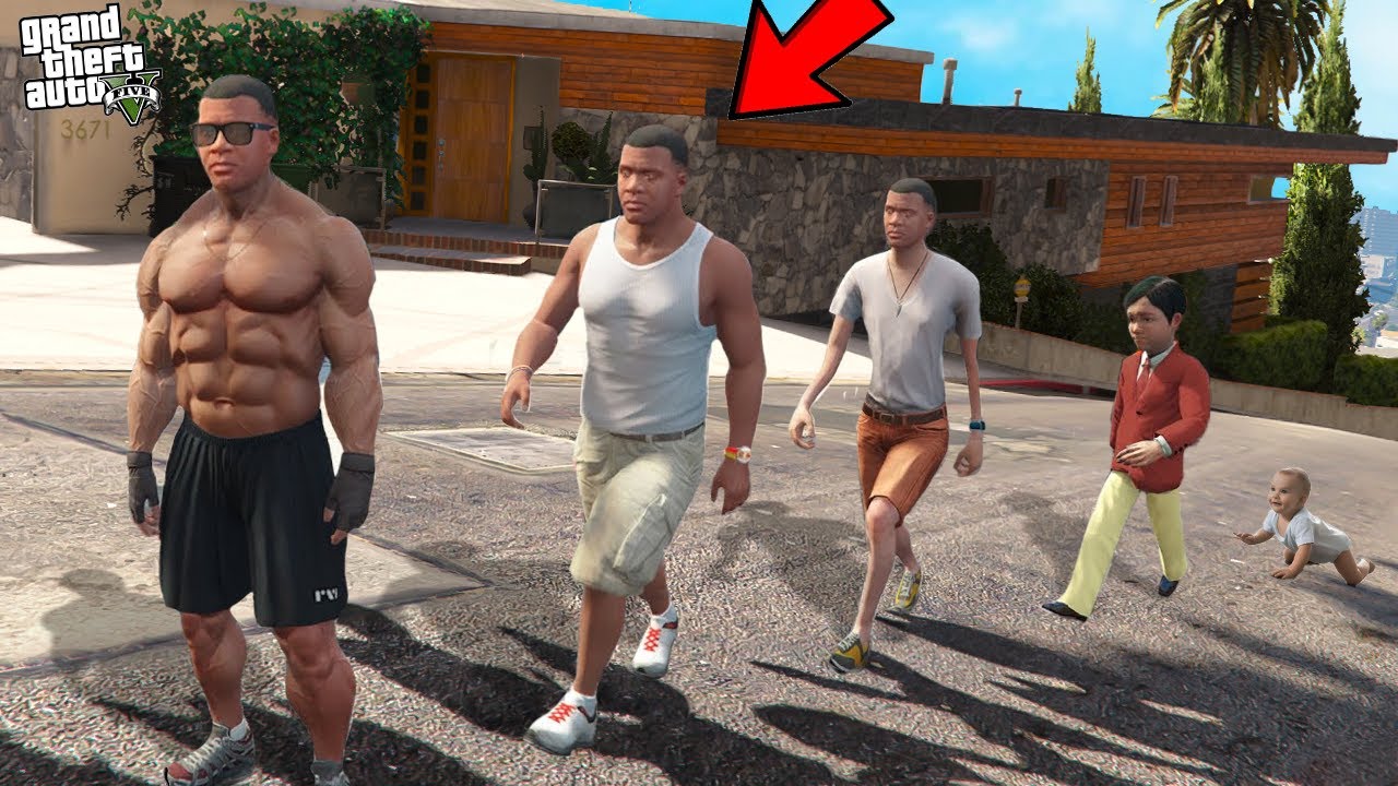 Franklin Changes Into Different Persons in GTA 5 !