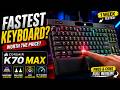 Corsair K70 Max Review 2026: Fastest Gaming Keyboard?