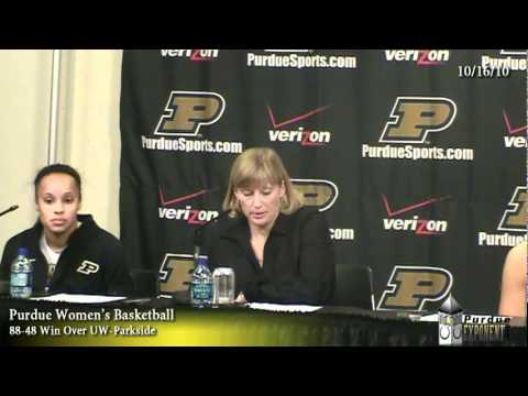 The Purdue Exponent - Women's Basketball Press Conference 11/1