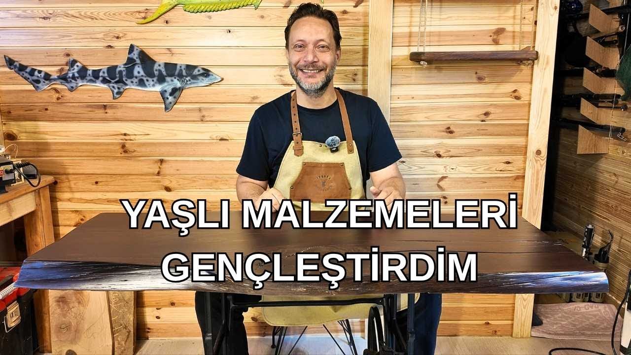 Dikiş Makinası Ayağından Masa Yapımı. 