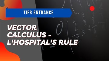 Vector Calculus | TIFR Math GS 2019 Problem 5 | L