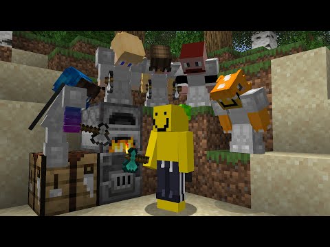 Minecraft Speedrunner Vs 5 Hunters