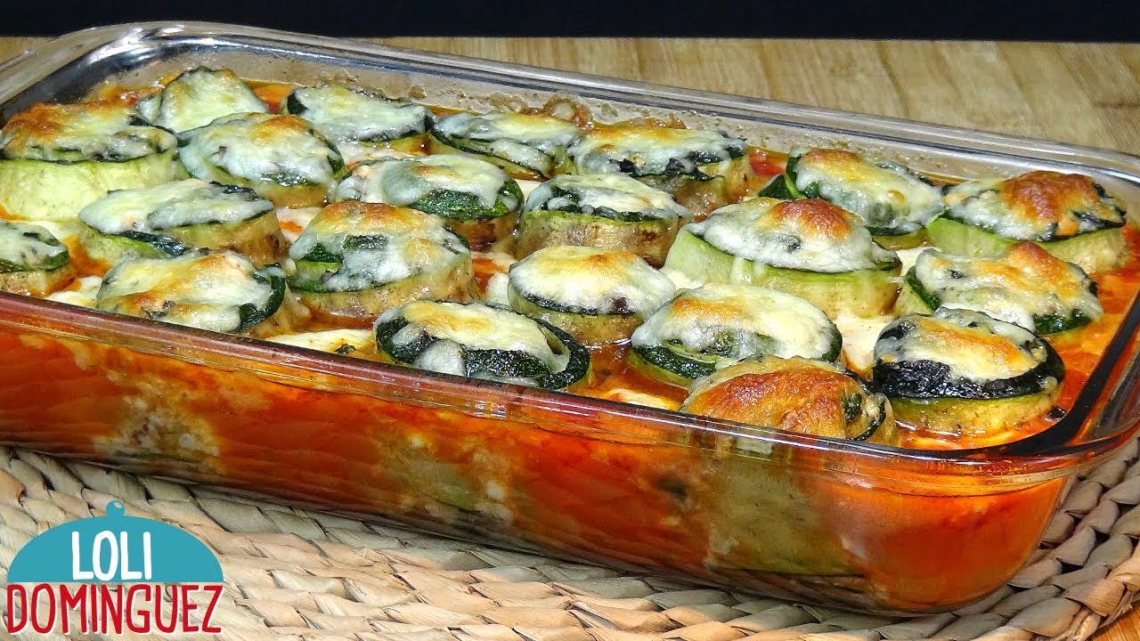 ROLLITOS DE CALABACÍN AL HORNO, ESPECIAL SEMANA SANTA. Loli Domínguez - Receta paso a paso