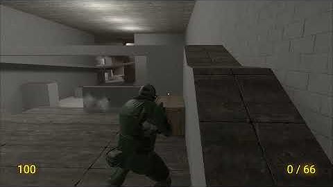 S&box Combine Soldier Playermodel and Deathmatch Map