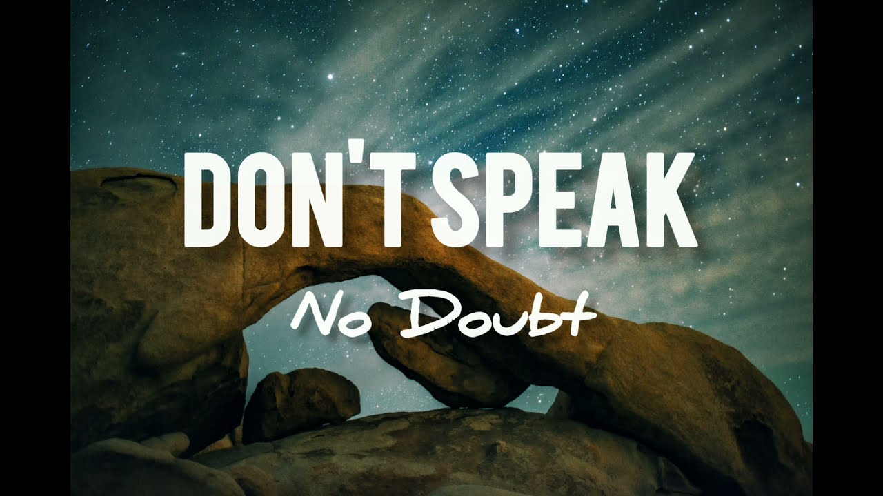 Watch Don't Speak - No Doubt | Lyric + Cover (by J.Fla) on YouTube Watch Don't Speak - No Doubt | Lyric + Cover (by J.Fla) on YouTube