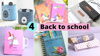 4 Fabulous Back To School Supplies Craft Ideas 5-Minute Crafts Back To School Craft Ideas
