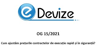 GO 15/2021 - Adjusting Construction Contract Prices