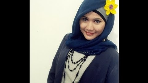 Tutorial Hijab Modern Paris Simple | Model Hijab Terbaru by Didowardah - Part #3