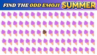 Find The ODD One Out | Summer Edition ☀️🏖🍦 Easy, Medium, Hard | QuizChampionZone screenshot 4