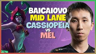 Rank 1 Cassiopeia : This CN Super Server Legend is CRUSHING Mel with INSANE Kiting - Engsub