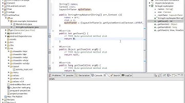 Android List views by creating a custom adapter
