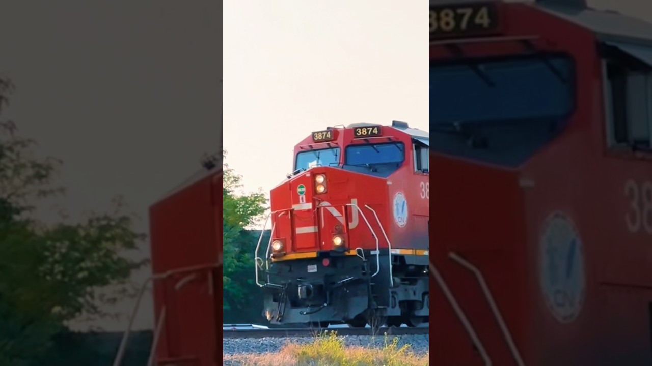 Canadian National Rolling Through Plainfield