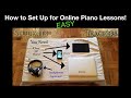 Easy DIY Setup for Online Piano Lessons (Students AND Teachers)