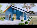 6 x 10 meters 645 sqft cozy beautiful  container house  tiny house 3d