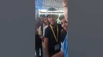 three Card Mentalism | Dinesh Gupta | Inspiration magic | cycle rally Event #mentalists #magician