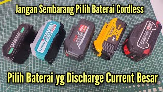 It's not just capacity that you need to pay attention to. Choose a cordless battery with a large ...