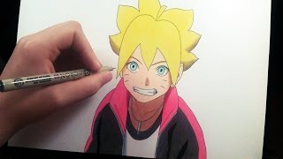 Boruto Uzumaki Speed Drawing