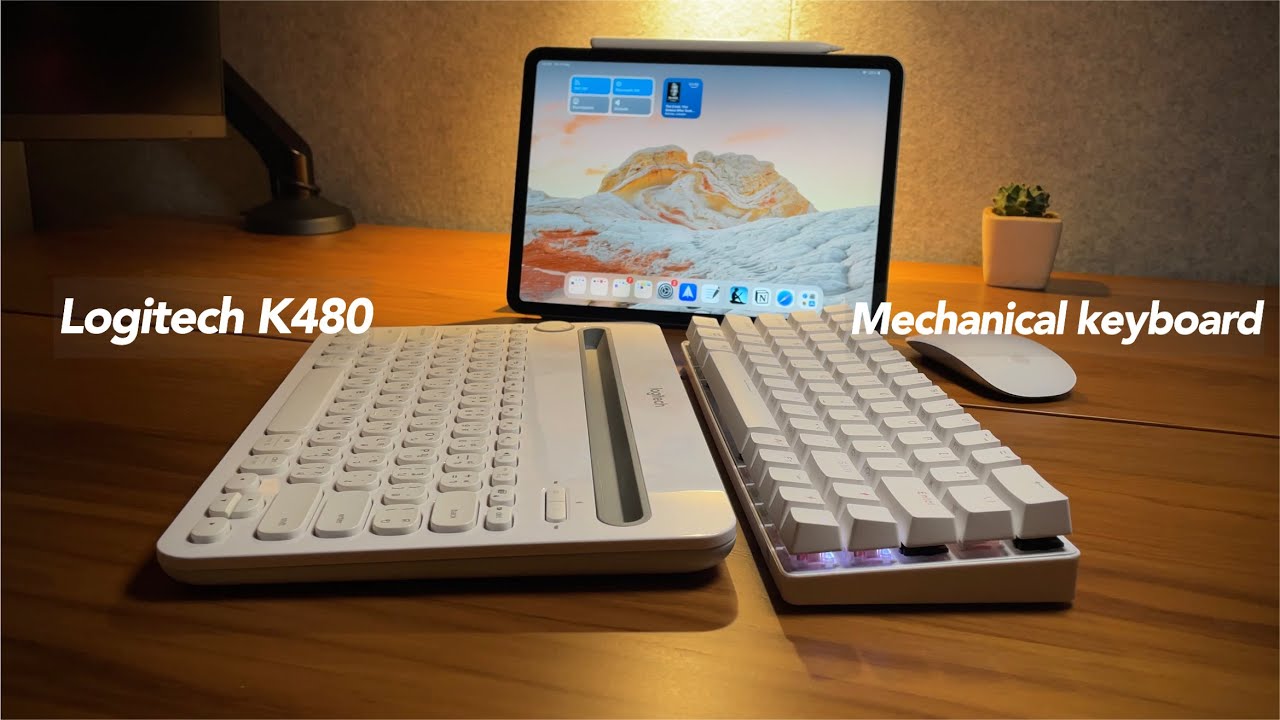 Logitech K480 - A Mechanical Keyboard Replacement? - YouTube